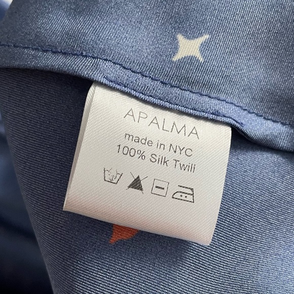 Anthropologie Apalma (ethical and sustainable brand) 100% Silk Wrap Dress-Cream - Picture 12 of 12